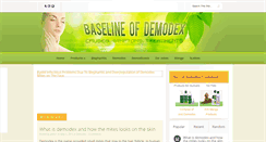 Desktop Screenshot of demodicosis.com