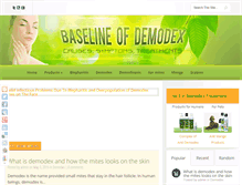Tablet Screenshot of demodicosis.com